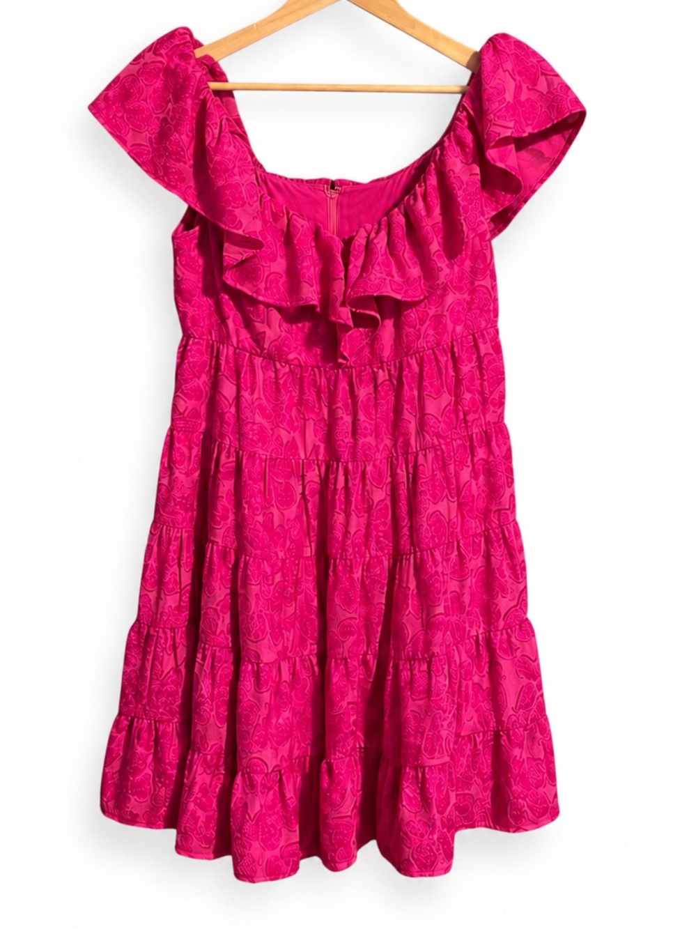 Lilly Pulitzer Emie Berry Soiree Ruffle Mini‎ Dress NWT Size 4